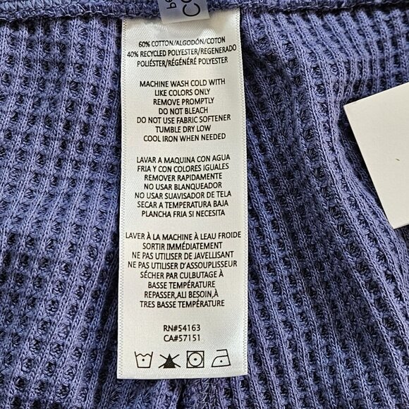Calvin Klein Sweatpants Womens 3X Blue Waffle Thermal Active Lounge Performance - Picture 9 of 15